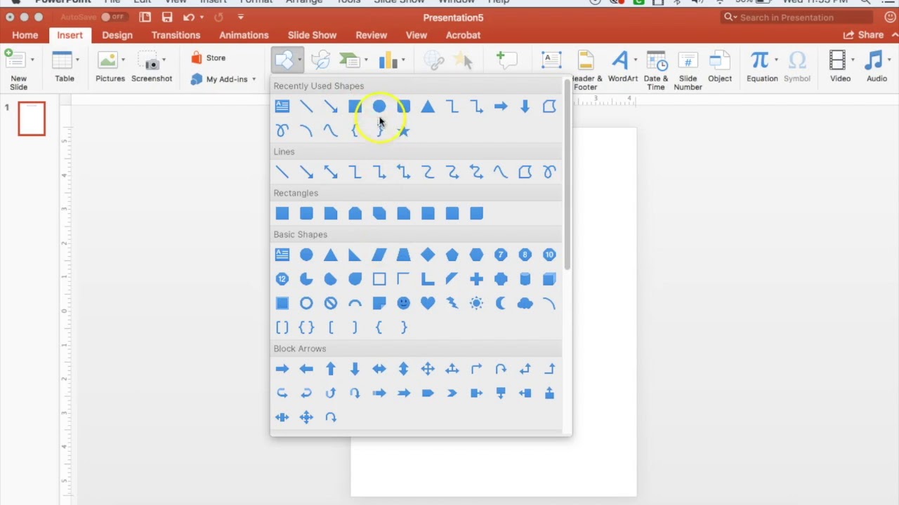 Creating Worksheets Using PowerPoint