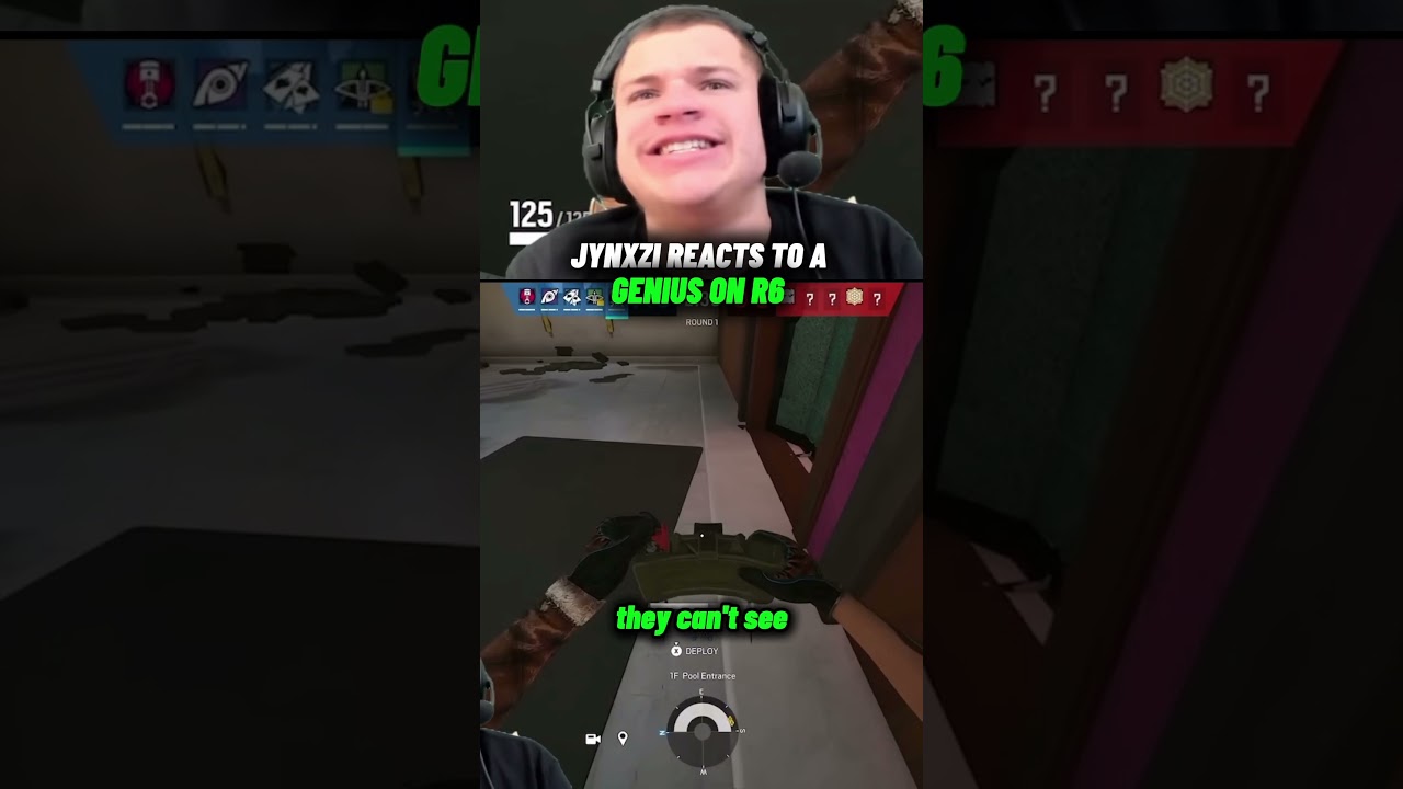 Jynxzi реагирует на гениального игрока на r6 #jynxzifunnymoments #youtubeshorts #funny #r6 #youtube
