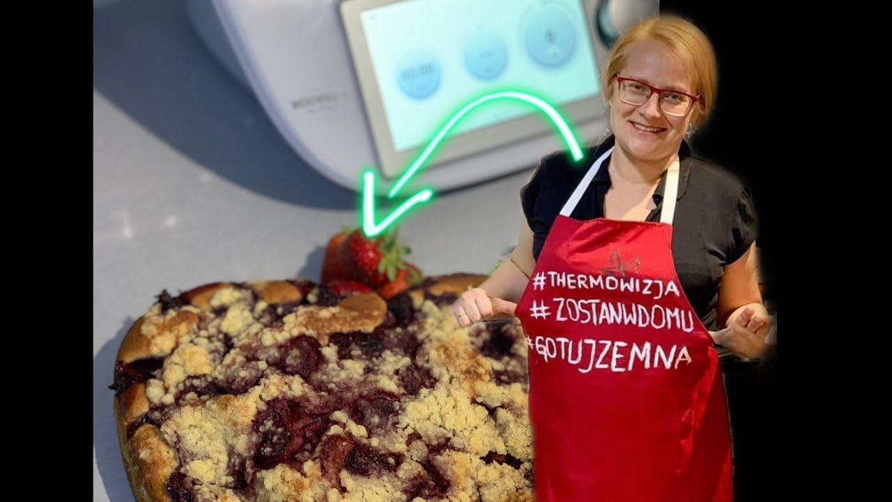 Ciasto ucierane z owocami Paulita Wita #paulitawita #thermomix #ciasto