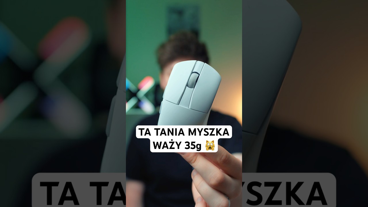 NAJLŻEJSZA MYSZKA DO GIER Z CHIN? 🪶 #shorts