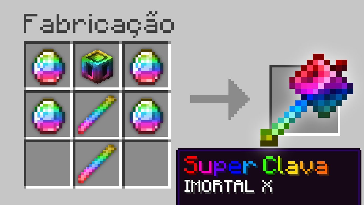 posso CRAFTAR SUPER ITENS OP