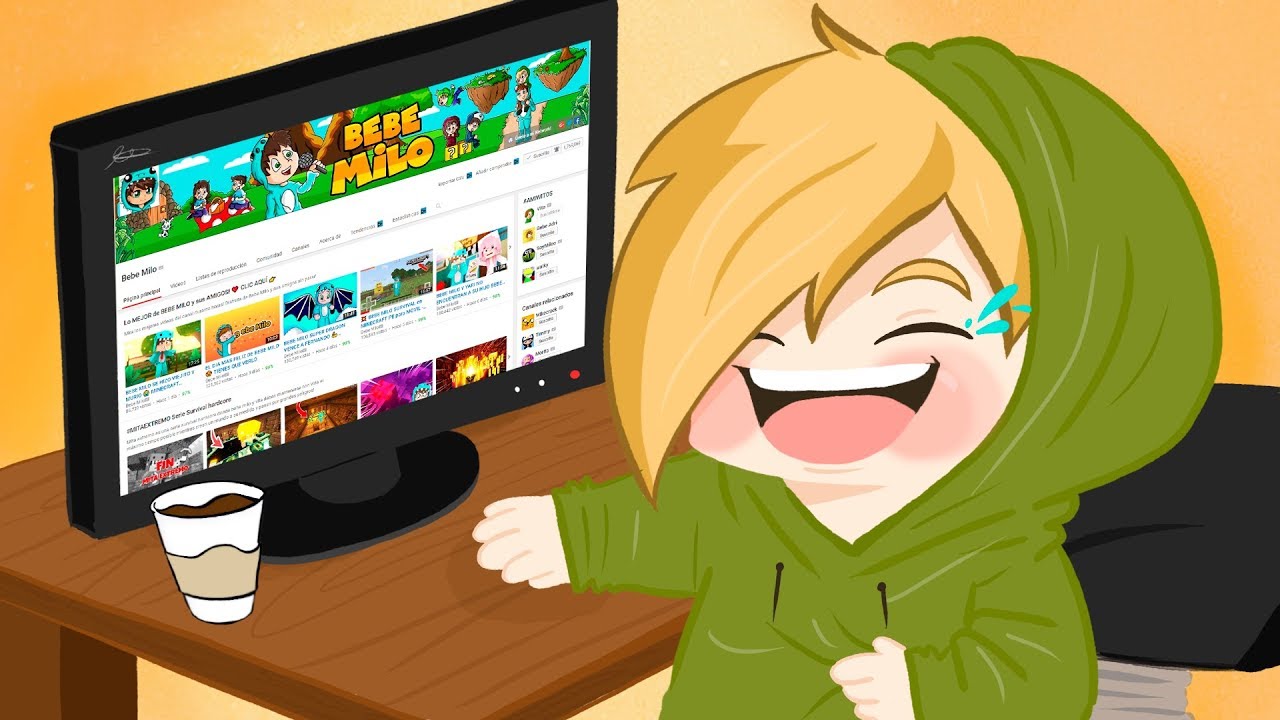 REACCIÓN: PRIMER VIDEO de BEBE MILO!! por VITA MINECRAFT ANIMATION MONSTER SCHOOL MUNDO DE CHOCOLATE