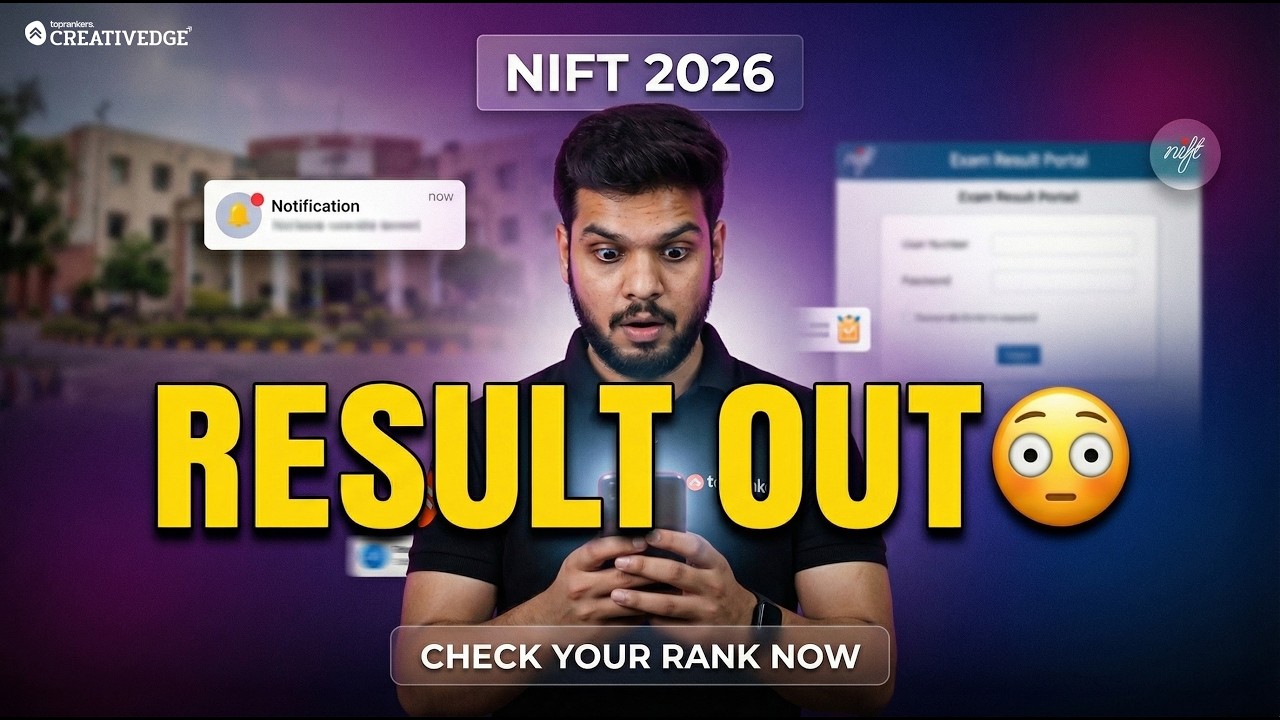 NIFT 2026 Results Out 🔥| Cut Off & Next Steps | Check Your Score Now!