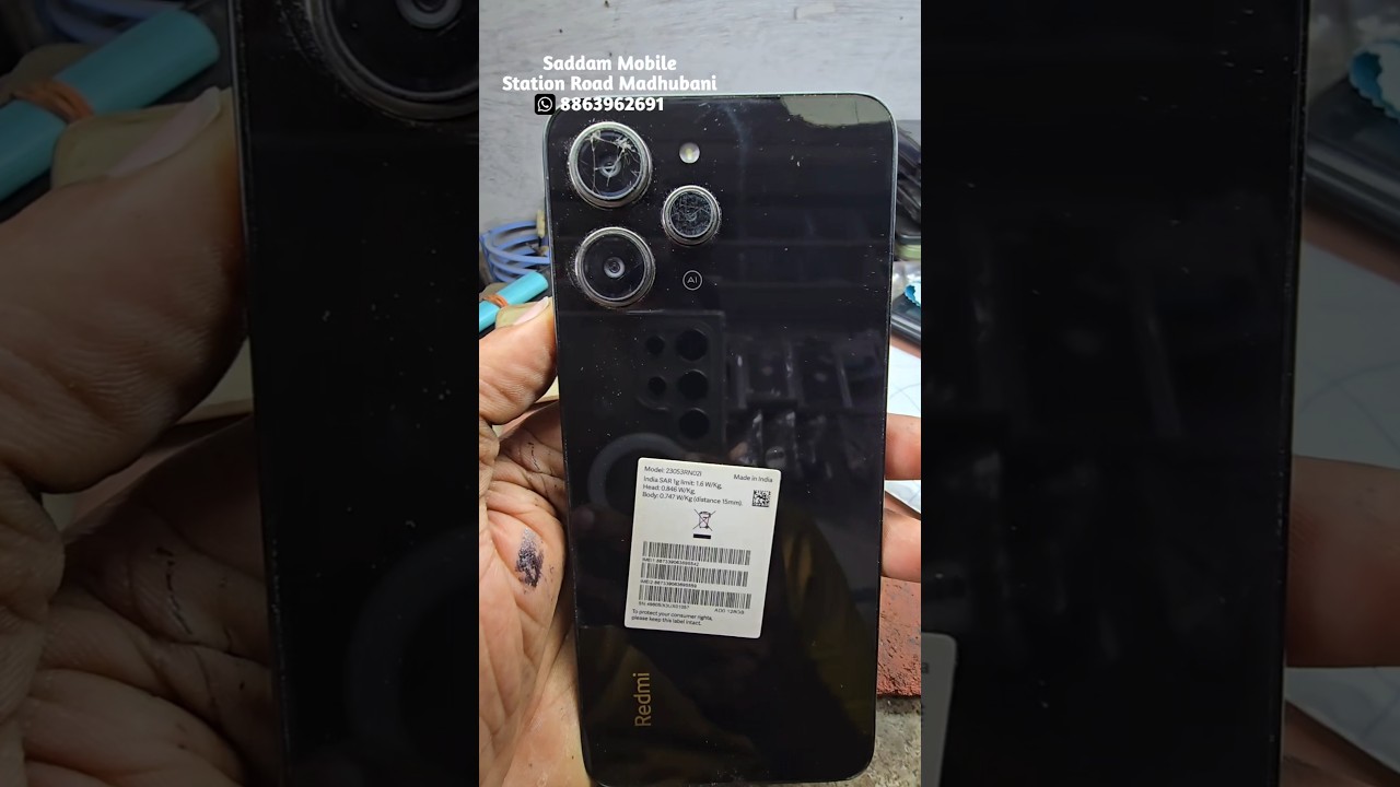 Redmi 12 5g Original Camera Lens Replacement #shorts #mobilecameralens #trending #youtubeshorts