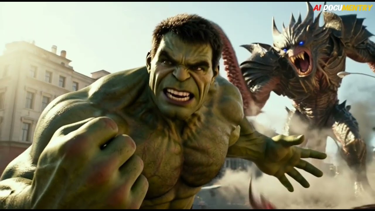 HULK vs LEVIATHAN 🐉 | दुनिया का अंतिम युद्ध | Hulk ने बचाई पूरी दुनिया | Full Cinematic Movie(Hindi)