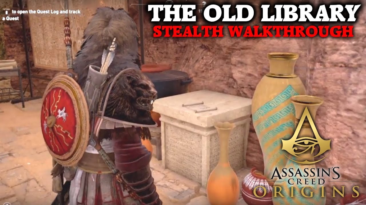 Assassin's Creed Origins - The Old Library - Secret Quest Location