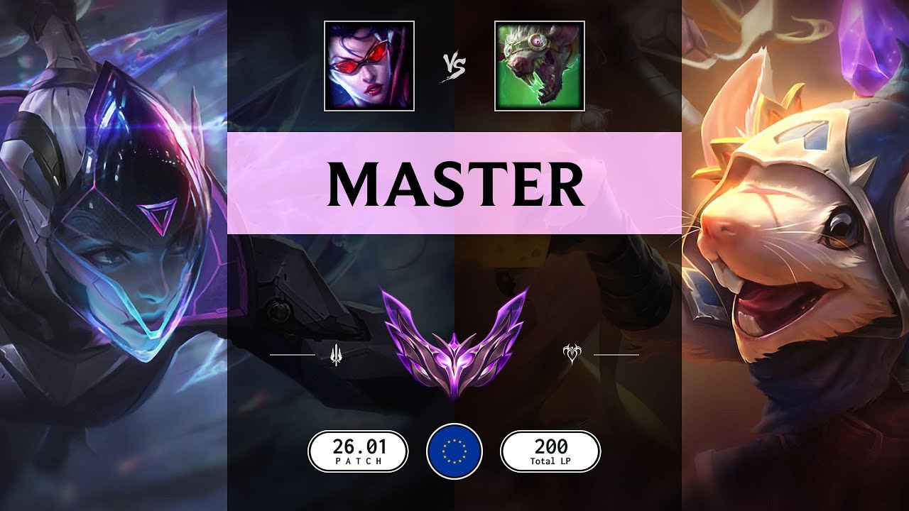 Master Match: Vayne vs Twitch - EUW server Patch 26.01