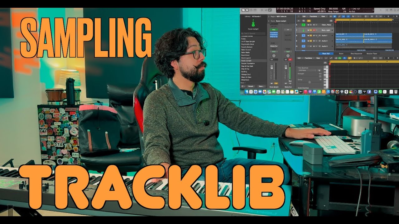 I Use TRACKLIB To Make A Beat
