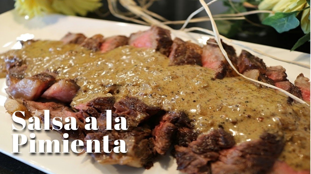 Salsa a la Pimienta Para Acompañar Carnes  - Cena Romantica En Casa