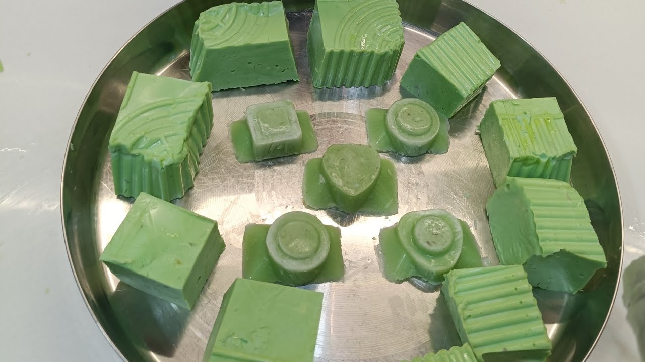 Leftover soap piece made of home made skin care soap #