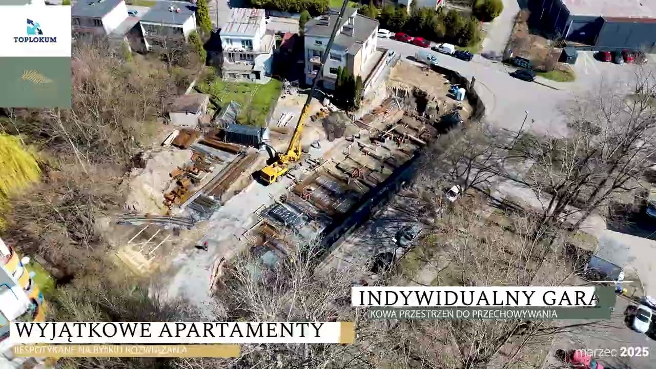 🔹 Apartamenty Gałczyńskiego w Krakowie – Postępy Budowy [Marzec 2025]