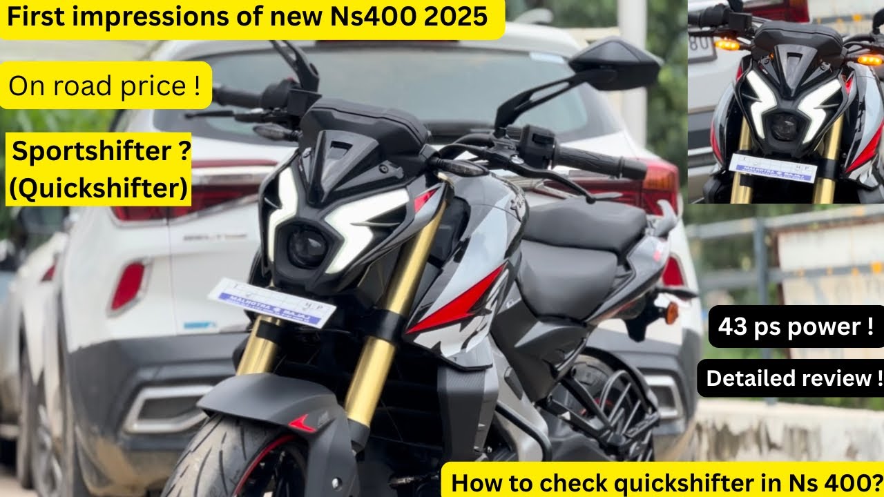 First impressions of new updated Ns400 2025 ! Now with 43ps power and quickshifter🔥Detailed video !