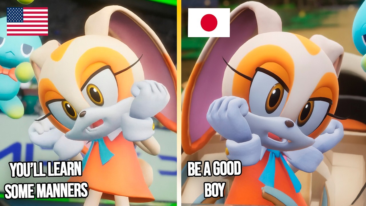 Accurate Japanese Vs Original English Rival Lines Part 2 | Sonic Racing Crossworlds | 4K