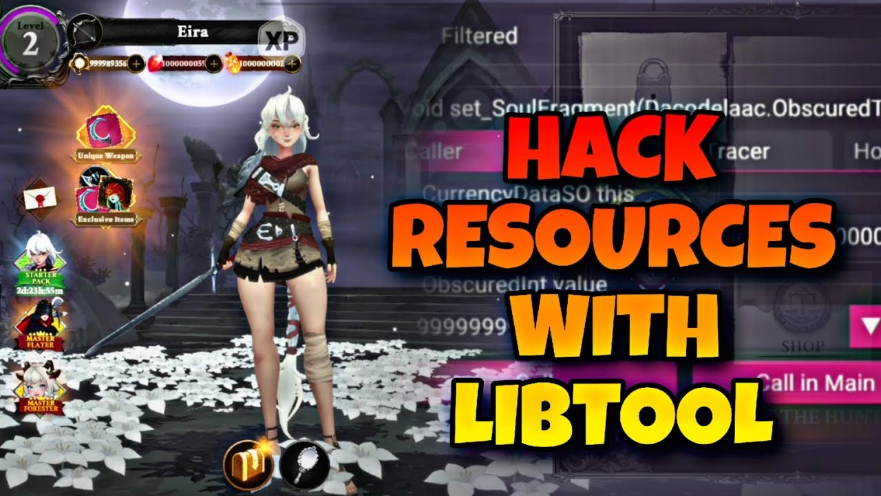 Взлом Soul Huntress с помощью LibTool