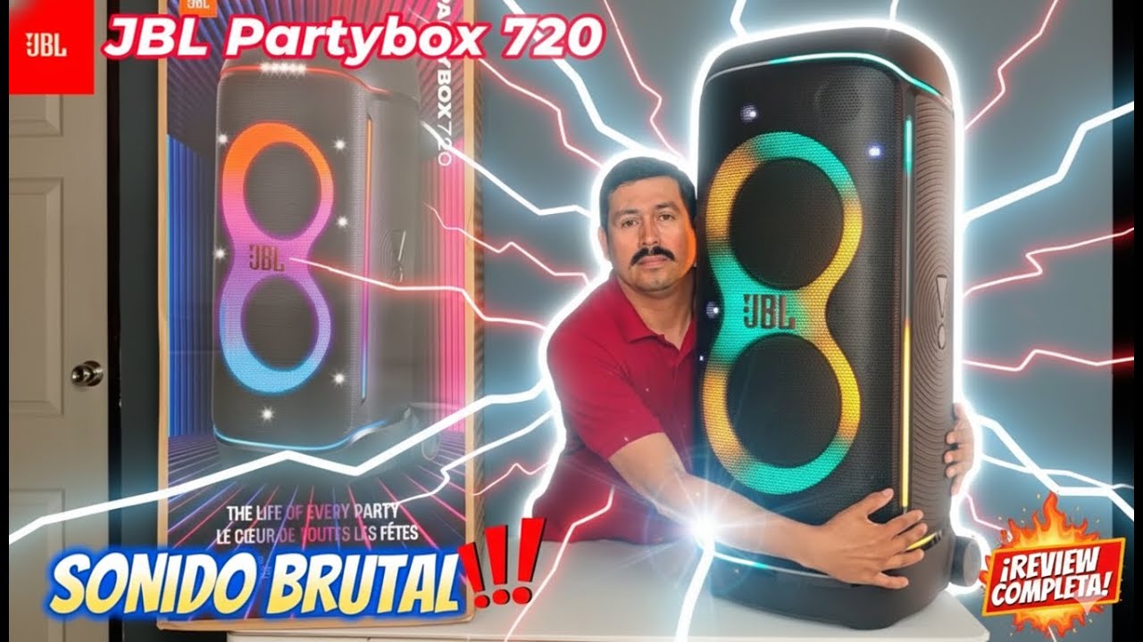 ✨ ¡TIEMBLA TODO!” Altavoz JBL Partybox 720🔥