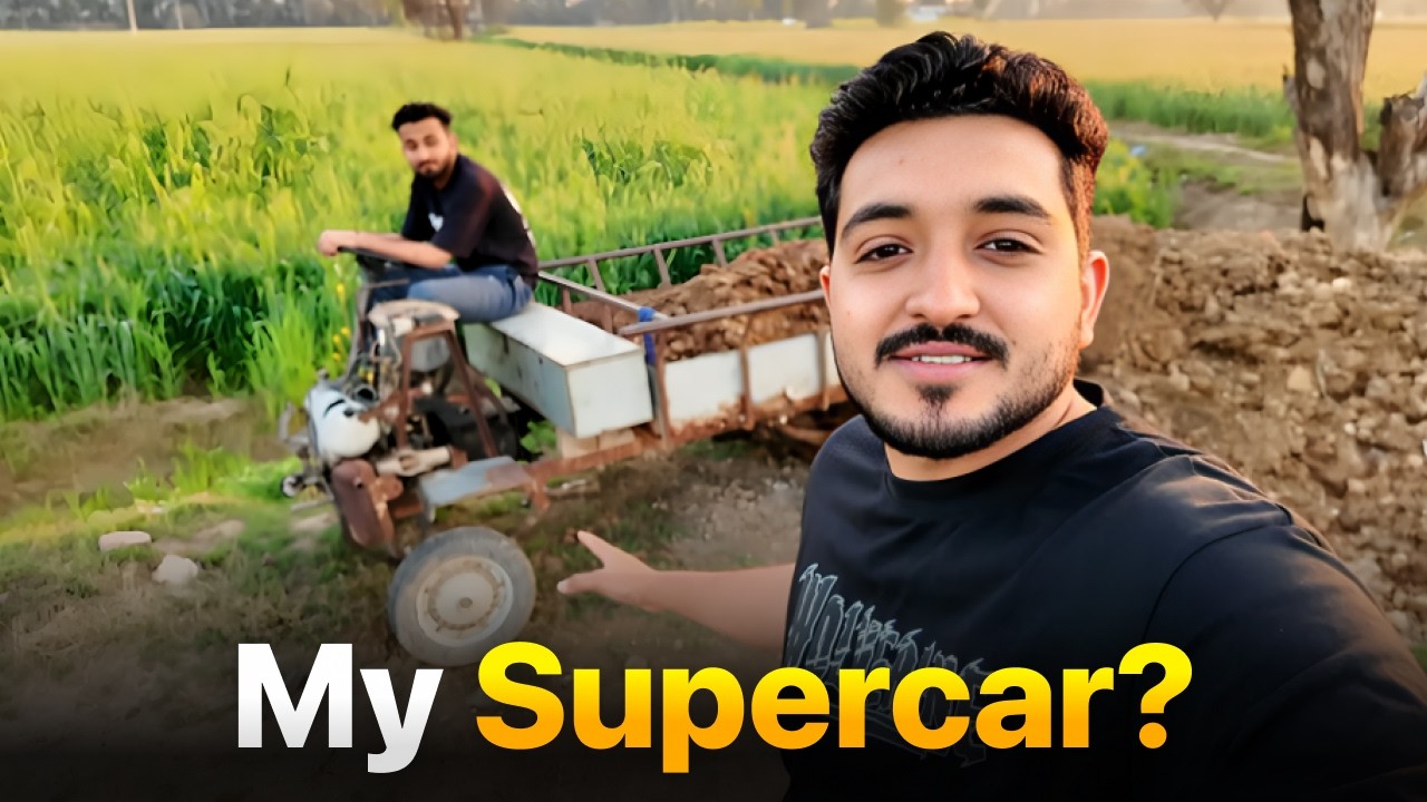 My Village Supercar? 😂 | Khet & Desi Life Vlog