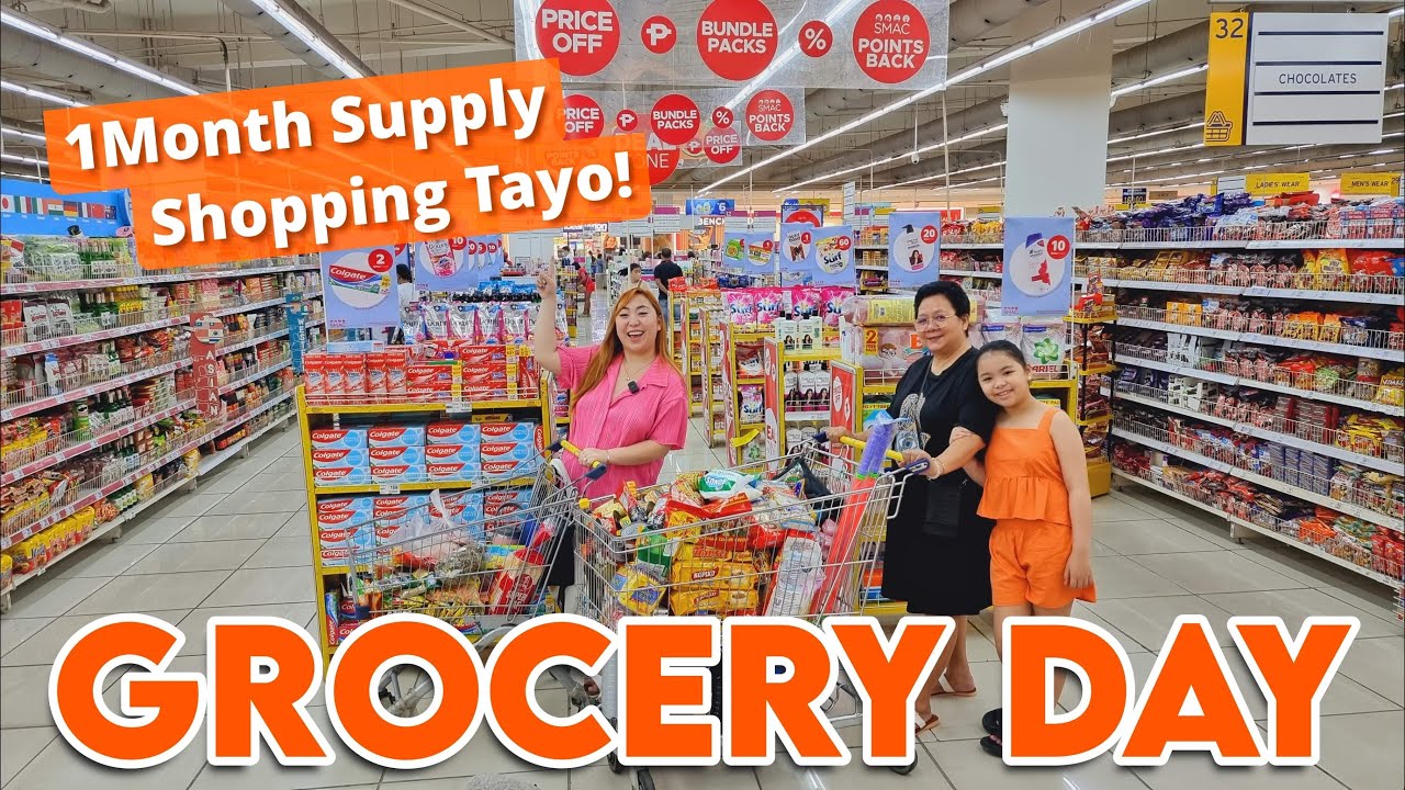 Grocery Day! Puno Nanaman Ang Pantry at Ref (1 Month Supply Shopping with Family) Team Ogad