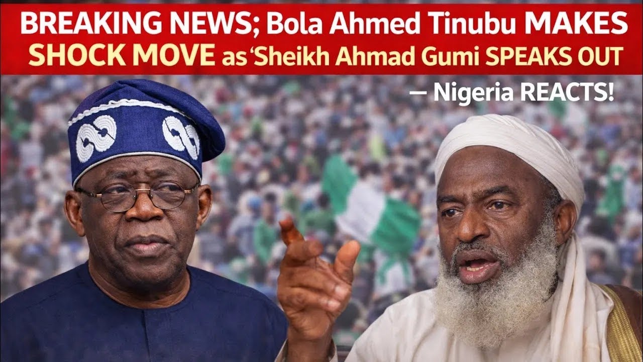 BREAKING NEWS; Tinubu TAKES DECISION Following Gumi’s COMMENTS — Major Shift COMING!
