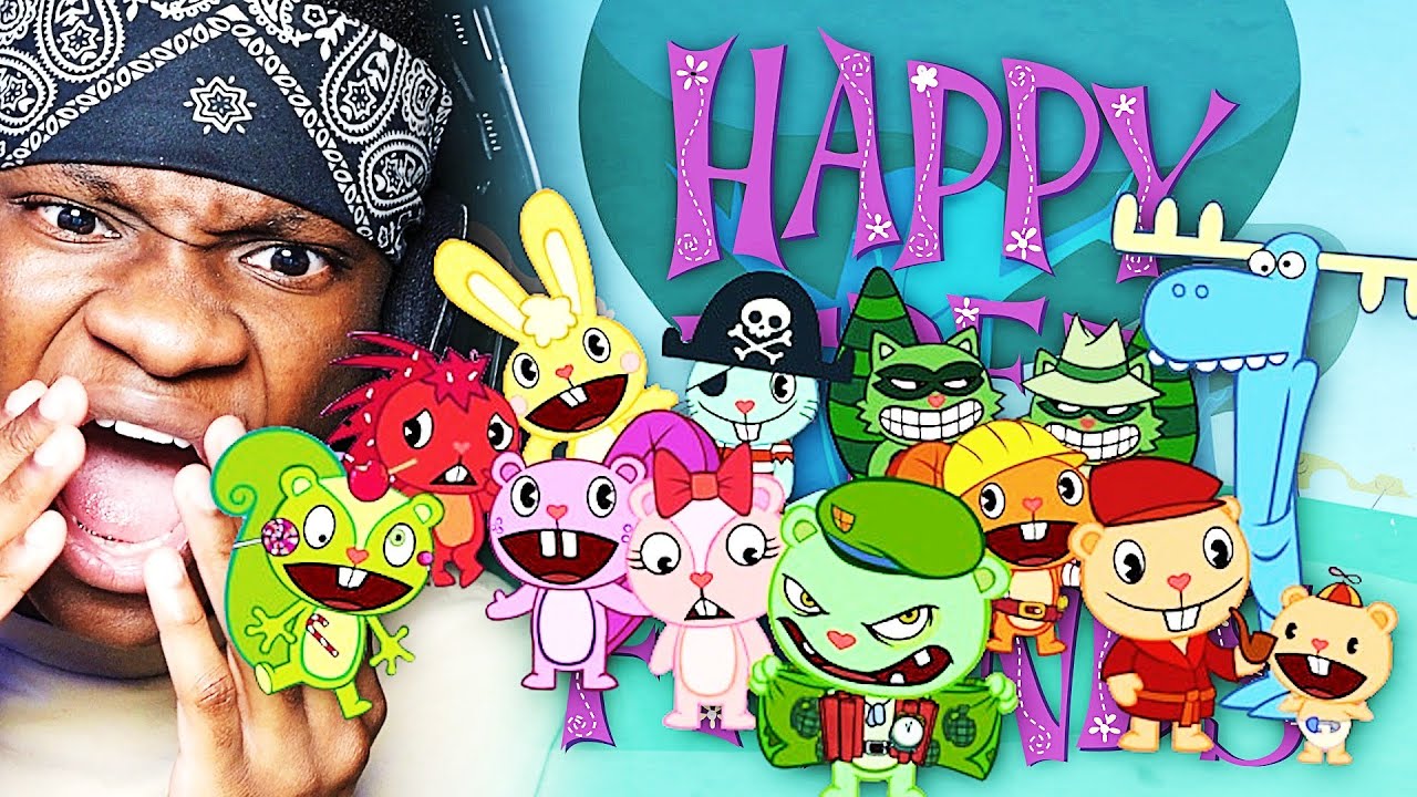 Я впервые посмотрела первый сезон Happy Tree Friends.