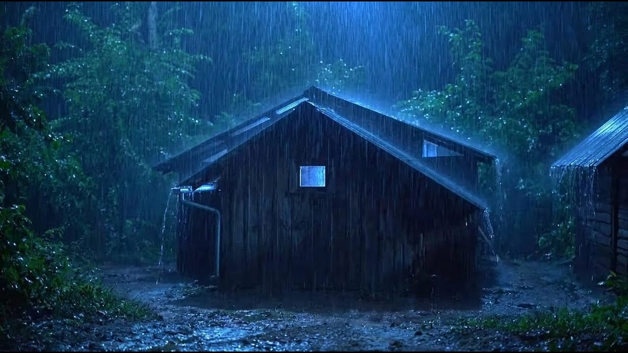 Heavy Rain and Thunder Sounds for Sleeping| Perfect Thunderstorm for Rest & Relax