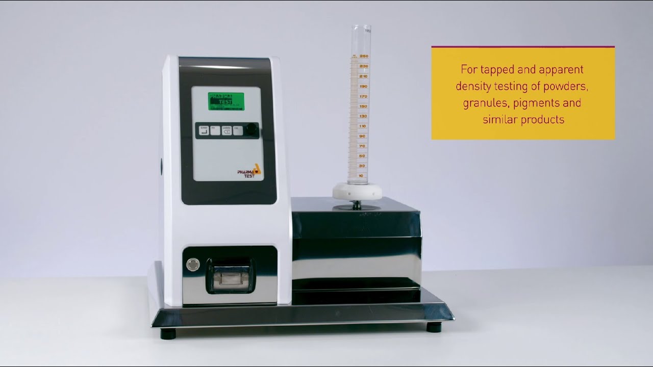 Pharma Test PT-TD300 Tapped Density and Apparent Density Testing Instrument &ndash; for Powder Testing
