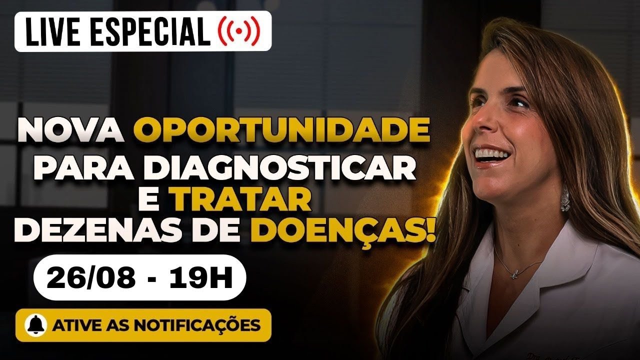 LIVE ESPECIAL - Nova Oportunidade para Diagnosticar e tratar dezenas de Doenças!