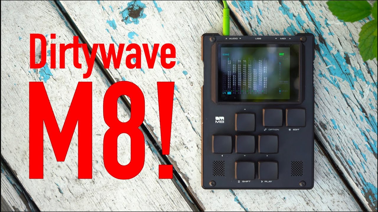 Video game mood music with Dirtywave M8 Tracker