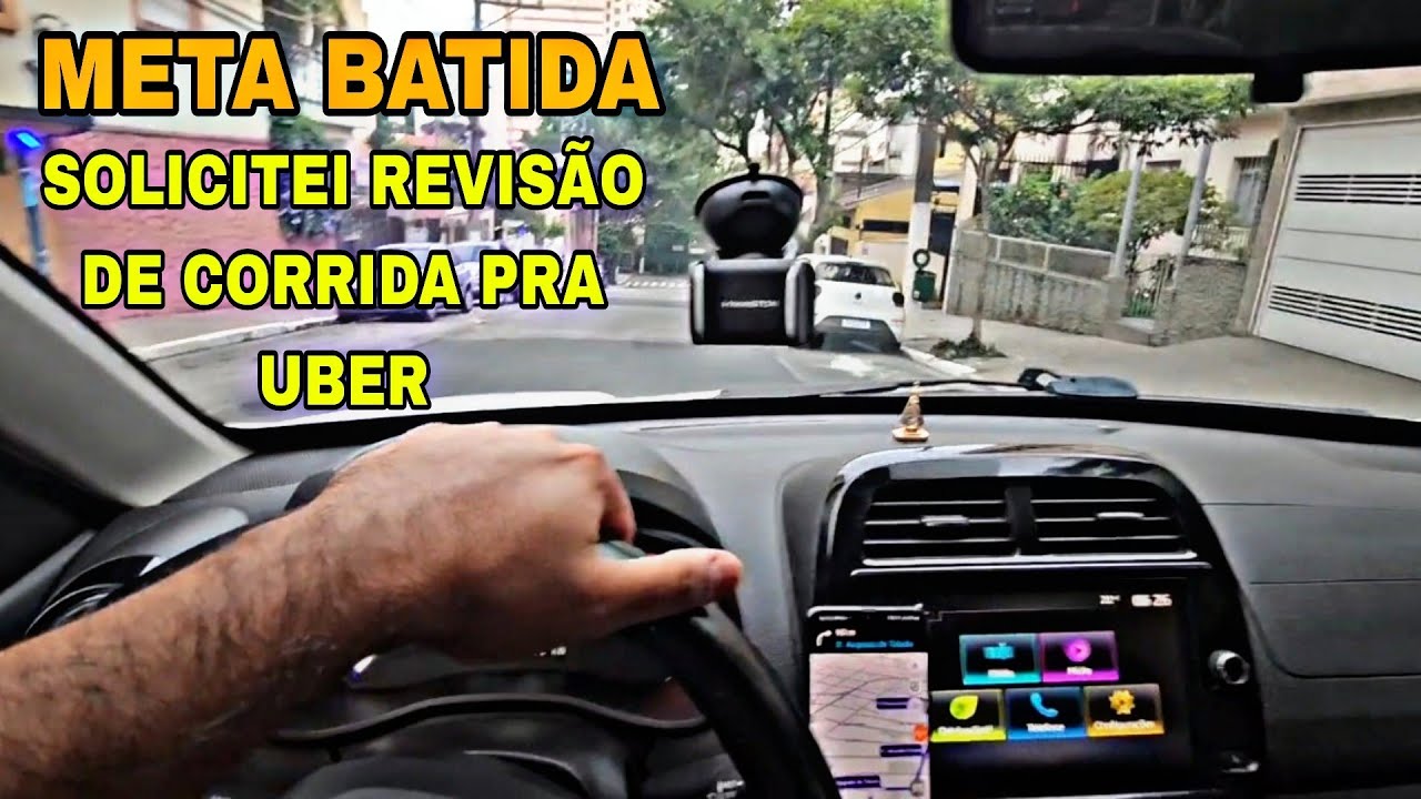 🔴✅️ (META BATIDA) PORÉM, TIVE QUE PEDIR REAJUSTE EM UMA CORRIDA DA UBER  #uber #99pop 