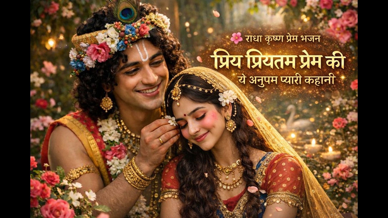 🔴 LIVE | प्रिय प्रियतम प्रेम की ये अनुपम प्यारी कहानी | राधा कृष्ण प्रेम भजन | Radha Krishna Bhajan