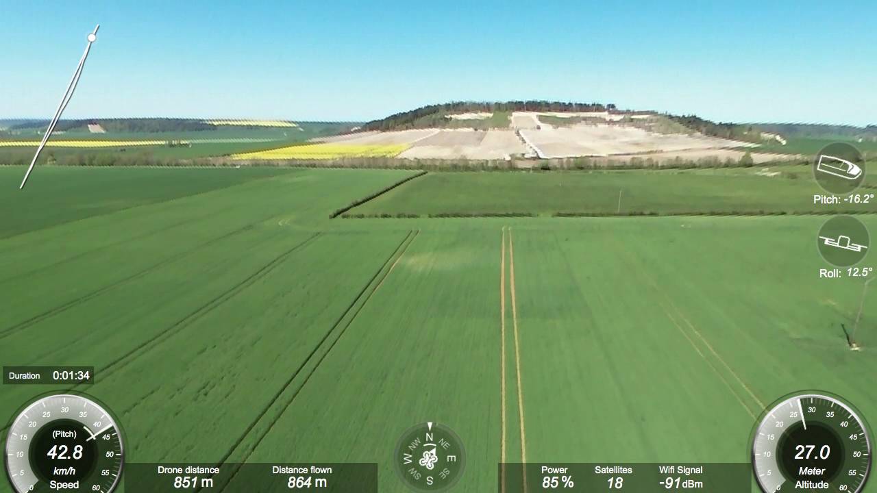 test distance bebop 2