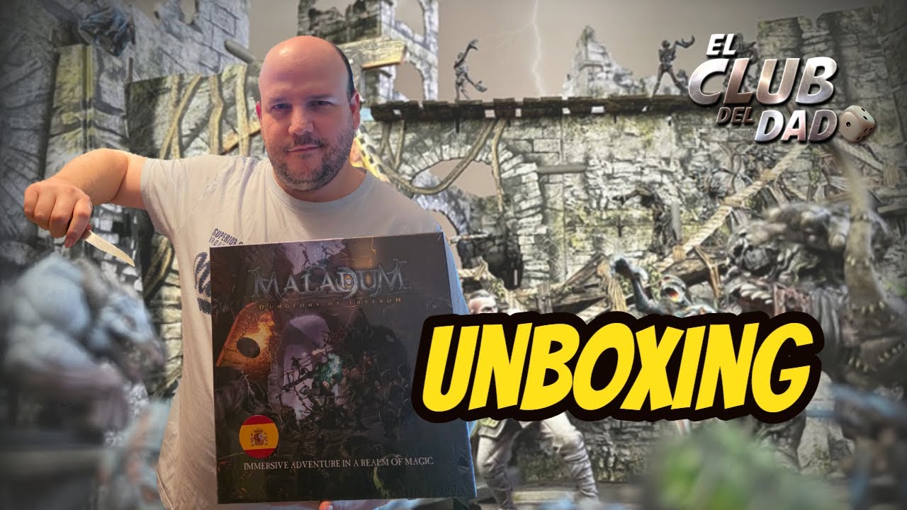 Maladum: Dungeons of Enveron - Unboxing - Juego de mesa