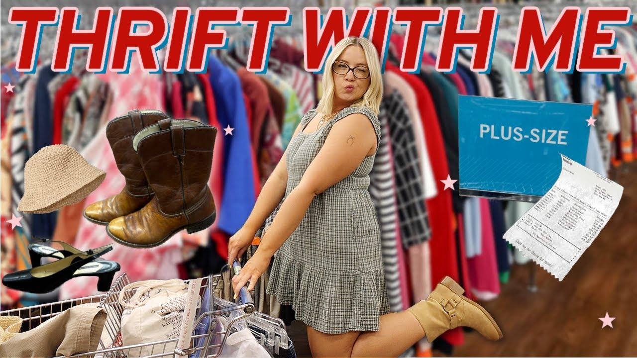 come thrift with me for SUMMER! ☀️🧺 (2 thrift stores in 1 day!) SO MUCH VINTAGE