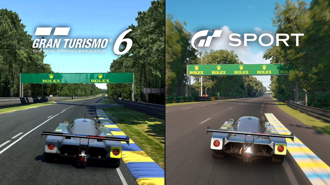 GT SPORT vs GT6 - Circuit de la Sarthe - Sauber Mercedes C9 '89