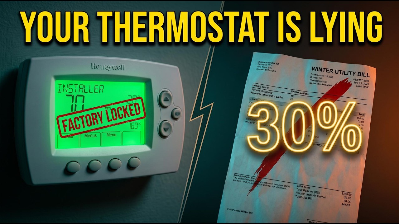 Every Thermostat Has a Hidden Contractor Mode (Cuts Your Bill 30%)
