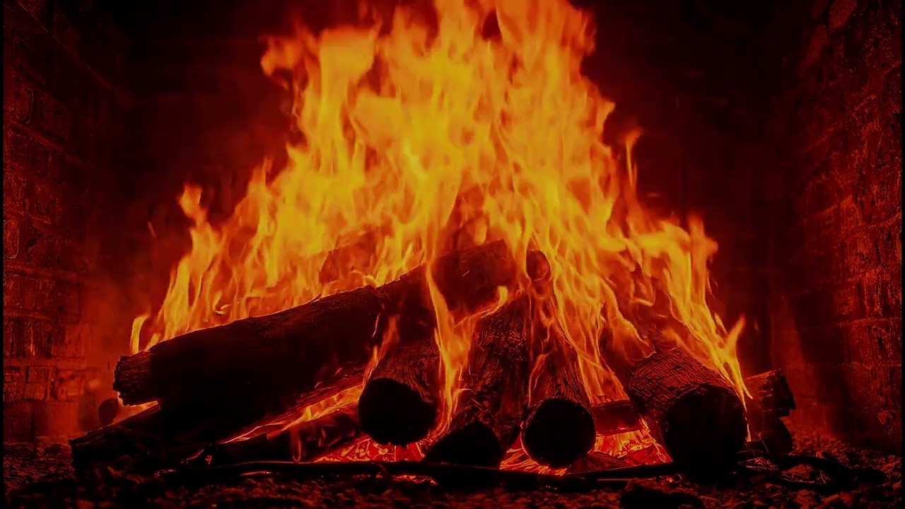 🔥 Cozy Fireplace 4K Ultra HD – Relaxing Fire Sounds for Sleep & Relaxation