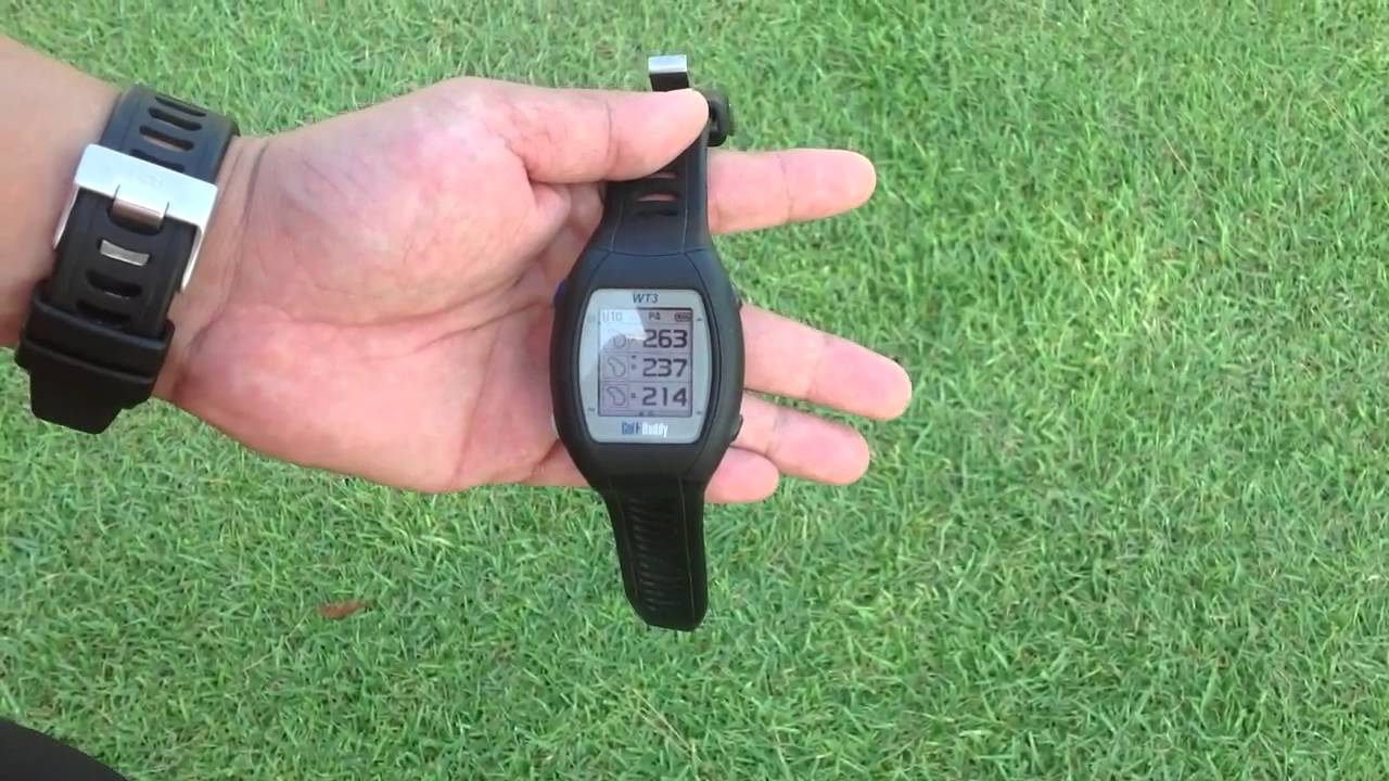 GolfBuddy WT3 - Play Mode, Hazards, dynamic green and pin p