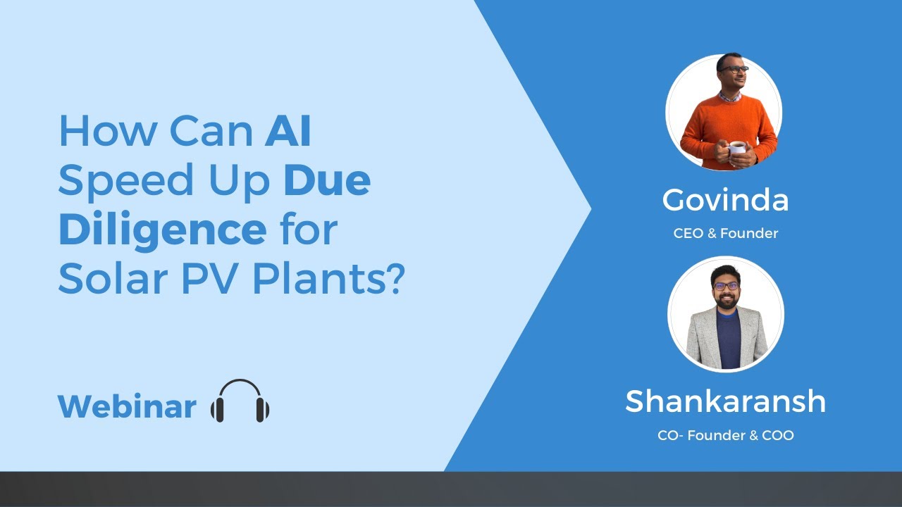 How Can AI Speed Up Due Diligence for Solar PV Plants?
