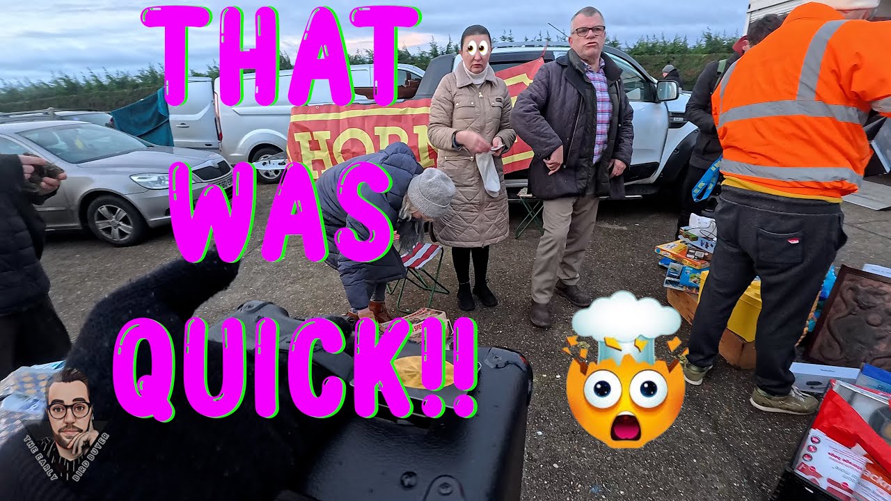 He CHANGED the price QUICKLY!! Carboot Hunting. POV