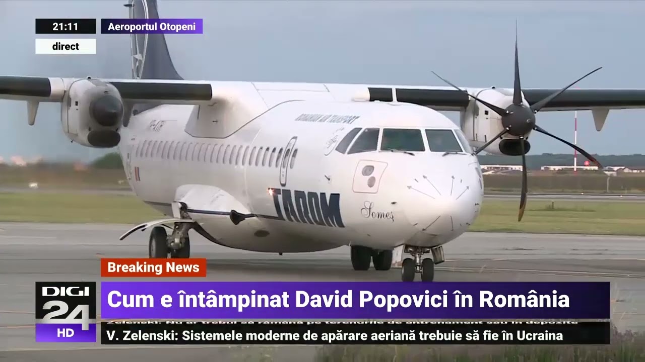 David Popovici la sosirea în România: Sunt onorat să reprezint țara asta frumoasă