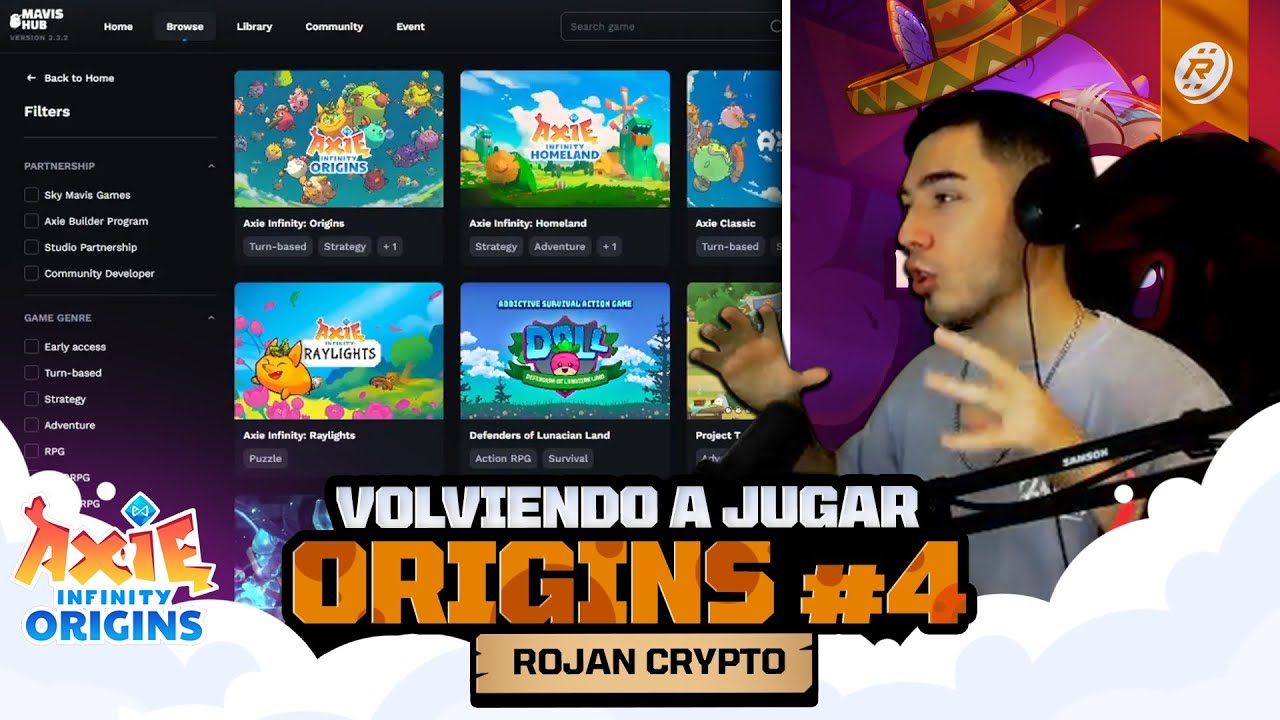 ¿Cómo EMPEZAR a JUGAR AXIE ORIGINS? Tutorial, menú, starters y más