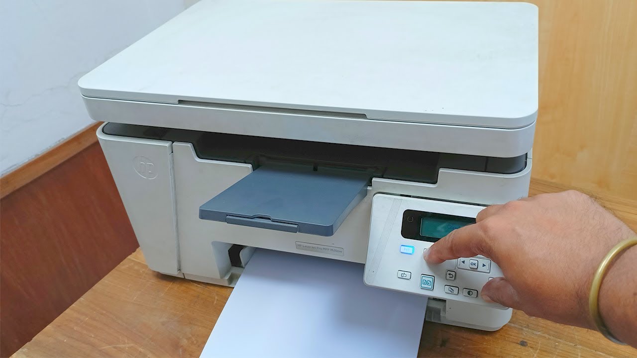 How to reset hp laserjet pro m26w printer || configuration wireless printer using mobile phone