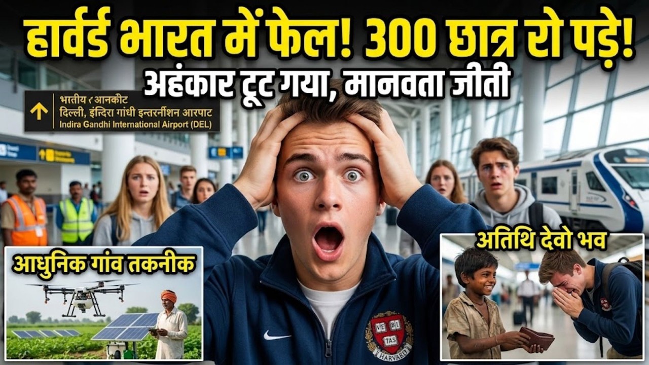 हार्वर्ड के 300 घमंडी छात्रों को भारत ने कैसे रुलाया? चौंकाने वाली सच्चाई! 🇮🇳