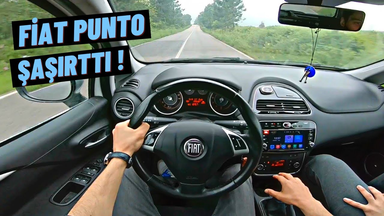 YOL TUTUŞU FORD'DAN İYİ Mİ ? FİAT PUNTO 1.4 YAĞMURDA ORMAN YOLU İNCELEME | POV SÜRÜŞ