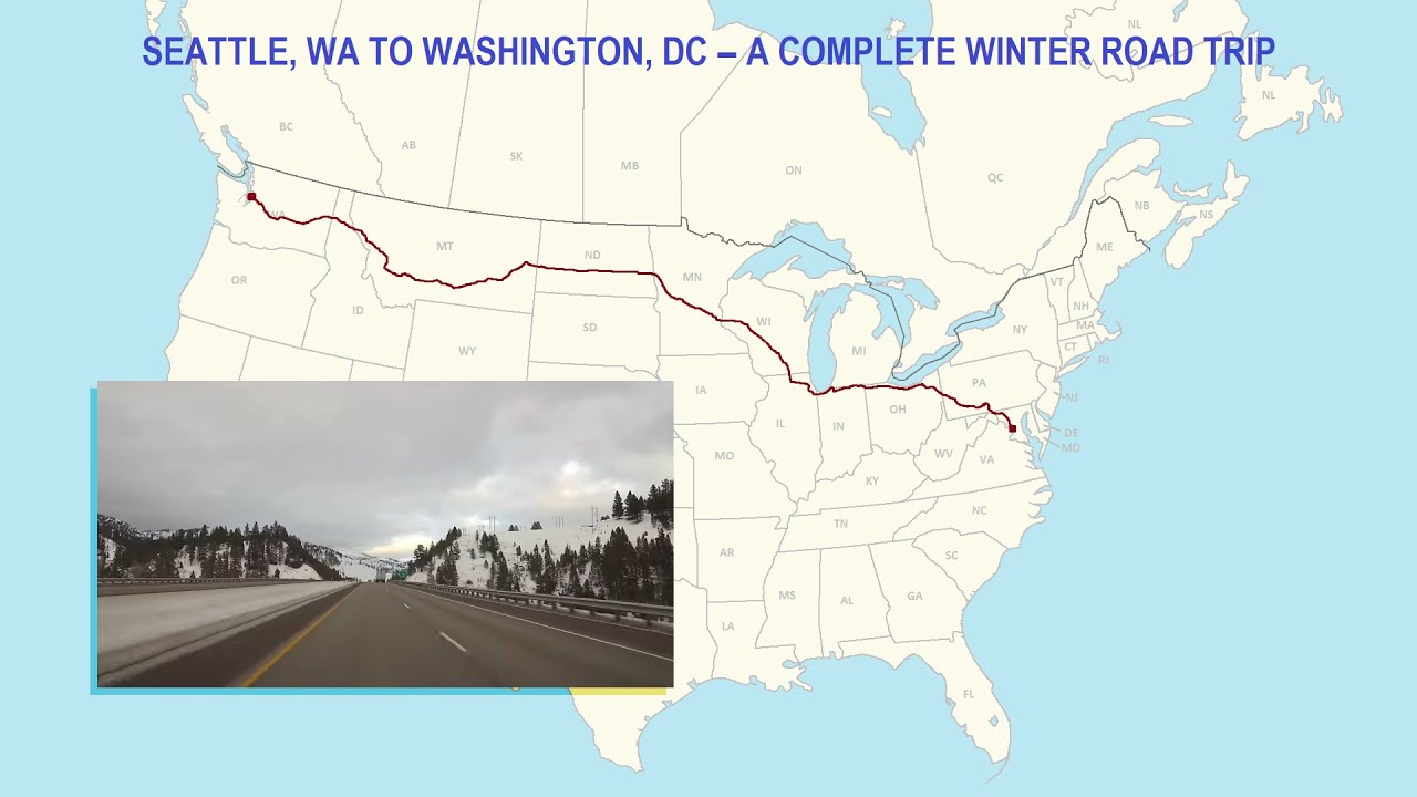 Seattle, WA to Washington, DC: A Complete Winter Road Trip