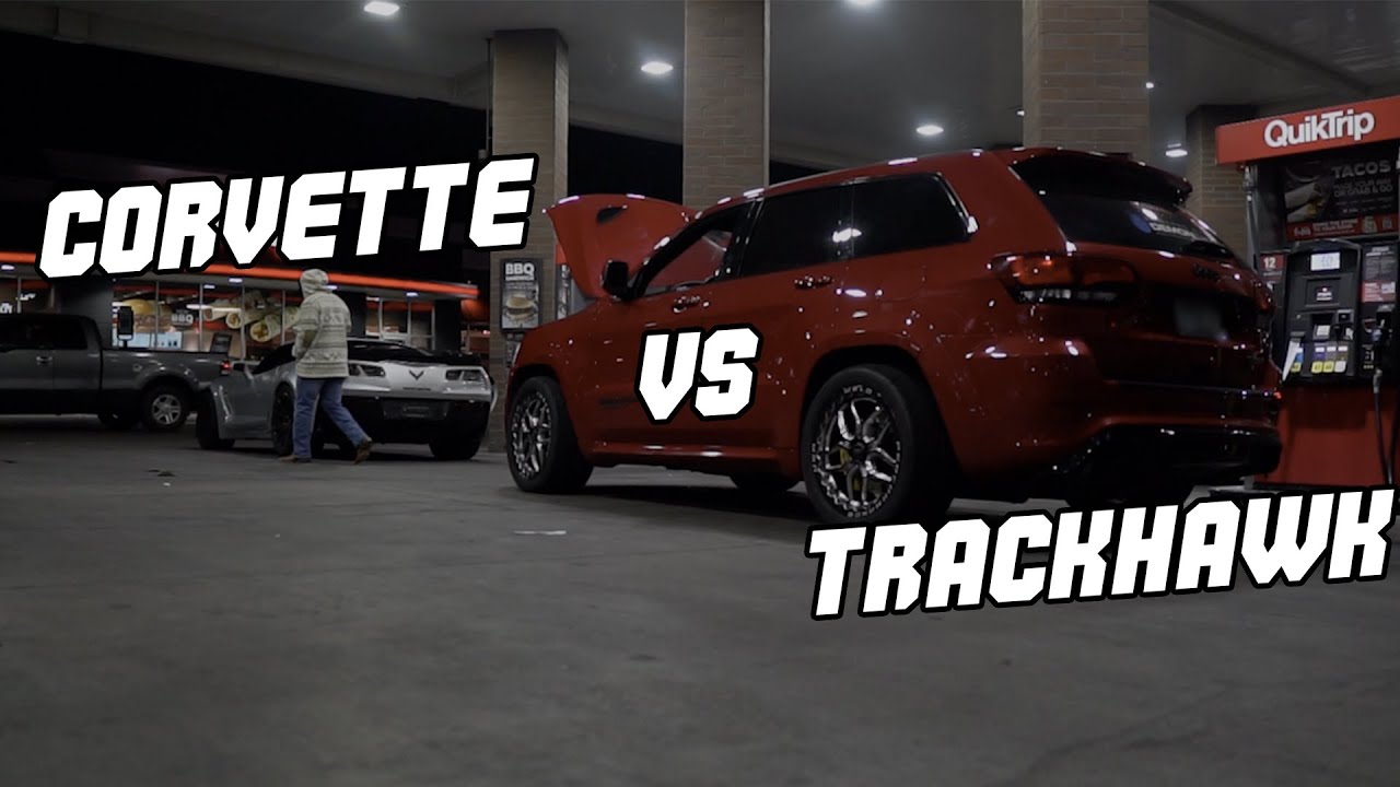 FASTEST WHIPPLE TRACKHAWK VS MAGGY 2650 COREVETTE Z06 (ROLL RACE!!)
