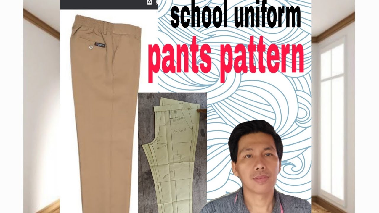 paano mag pattern ng pants, school uniform