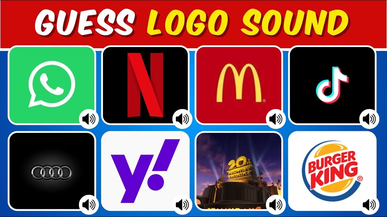 Guess The Logo By Sound 🤔👀🔊 McDonald's, Netflix, Coca-Cola | Logo Quiz 2025