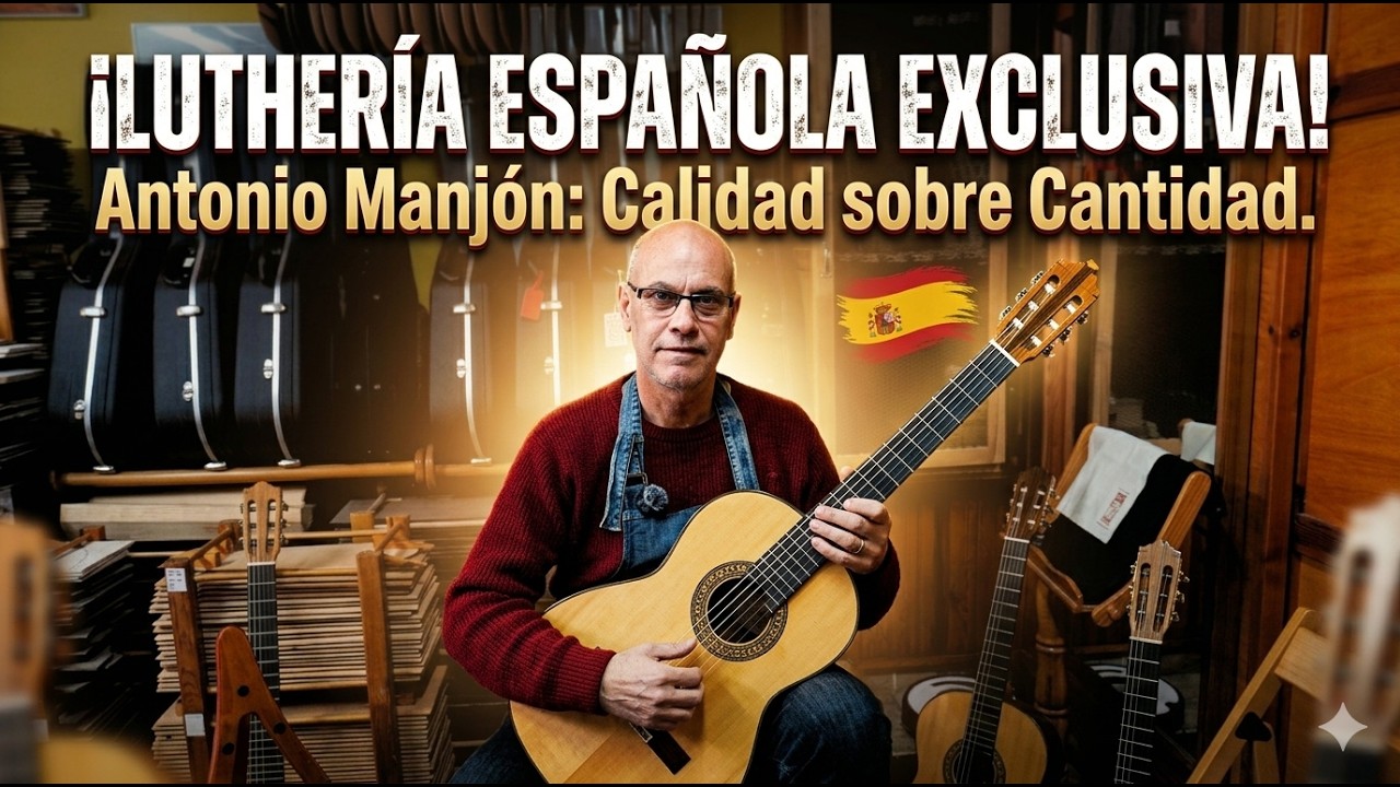 Antonio Manjón | Luthier español que crea guitarras artesanas de concierto en España