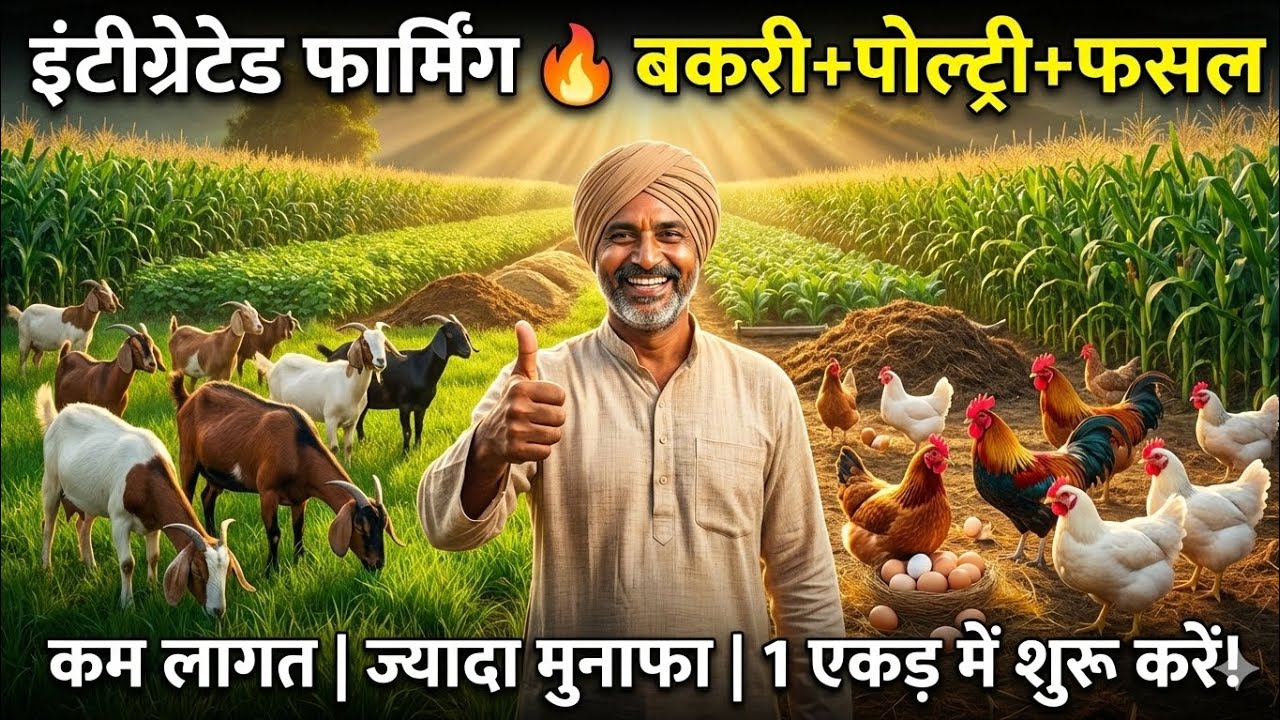 इंटीग्रेटेड फार्मिंग: कम लागत, ज्यादा मुनाफा!
