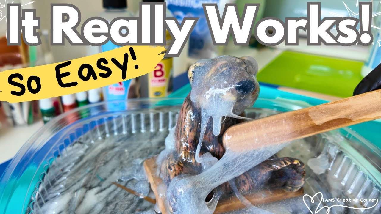 The Easiest Way to Make a Silicone Mold!  NO Box or Frame Needed!